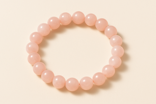 Rose Quartz beaded bracelet